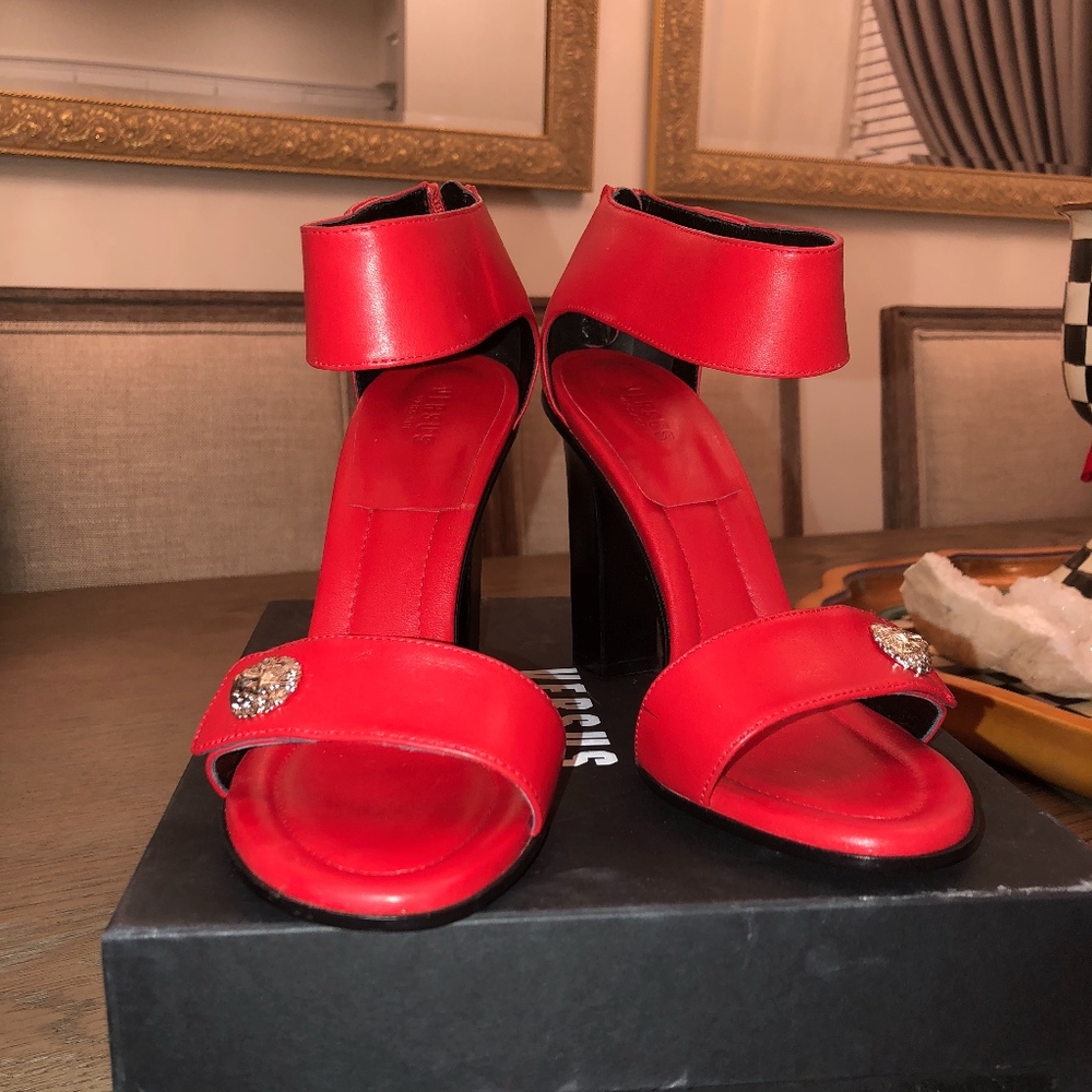 Red Versace Heels